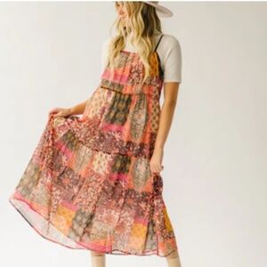 Piper & Scoot Medium Danby Patchwork Dress Never worn